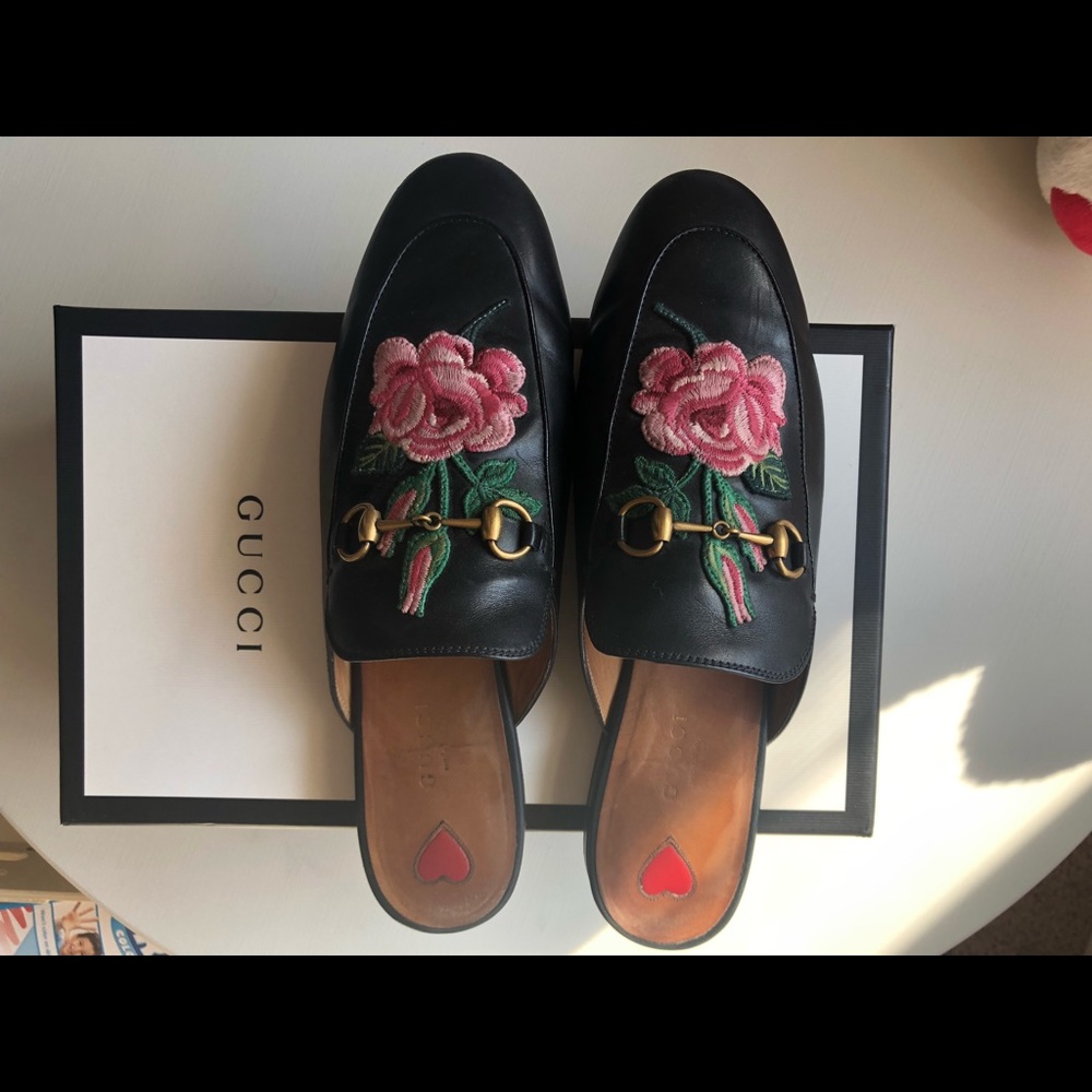**SOLD**Gucci Princetown Bloom Floral Mule size 41